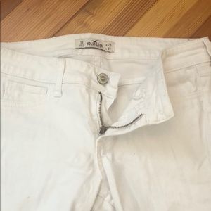 Hollister white jeans